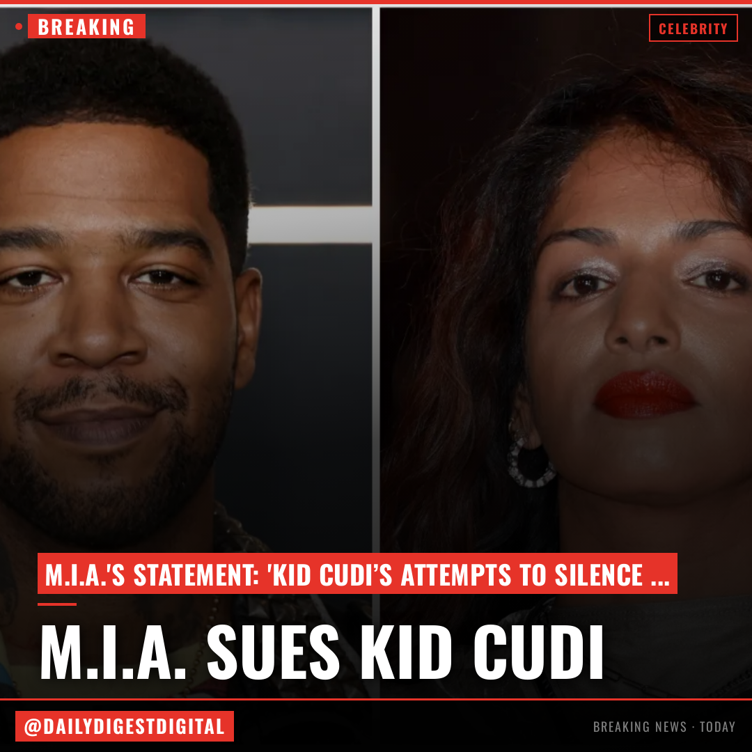 M.I.A. Sues Kid Cudi for $2.8 Million After She Was Kicked Off His Rebel Ragers Tour