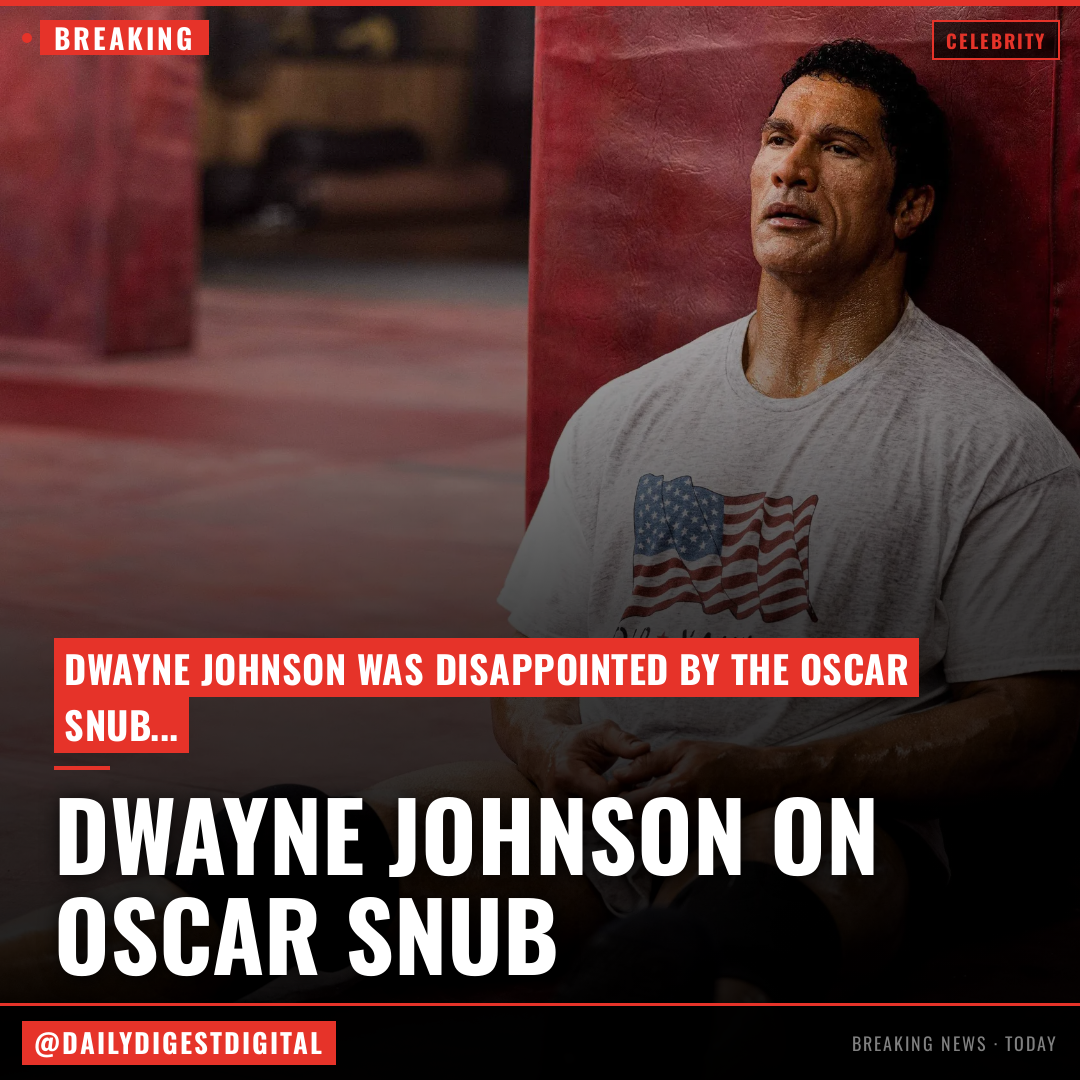 Dwayne Johnson Says ‘Smashing Machine’ Oscars Snub “Lit A Fire In My Spine”