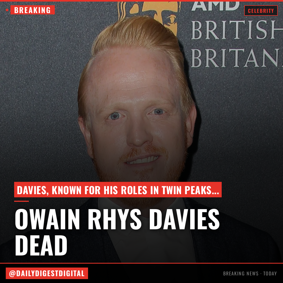 Owain Rhys Davies Dies: ‘Twin Peaks’ & ‘The OA’ Actor Was 44