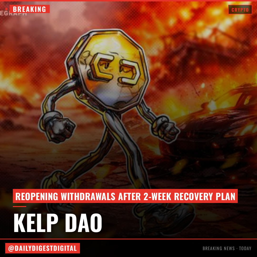 Kelp DAO eyes reopening withdrawals after rsETH burn