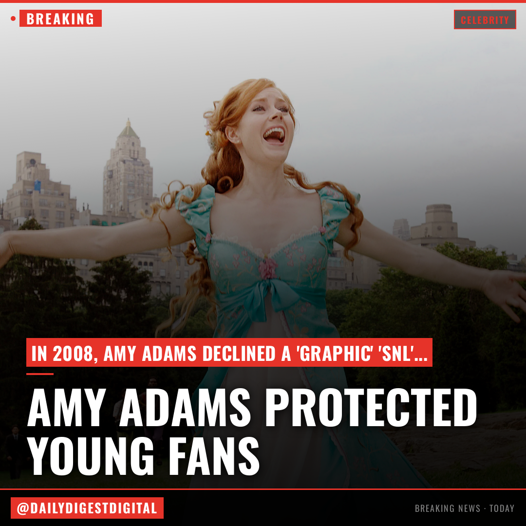 Amy Adams Shut Down a ‘Graphic’ Sketch Idea While Hosting ‘SNL’ to Protect ‘Young Girls That Were Watching “Enchanted”‘