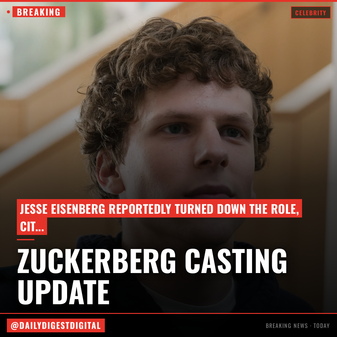 Aaron Sorkin Tried to Get Jesse Eisenberg Back as Mark Zuckerberg for ‘Social Reckoning,’ but the Actor Doesn’t ‘Want to Be Conflated’ With the Facebook Founder Anymore