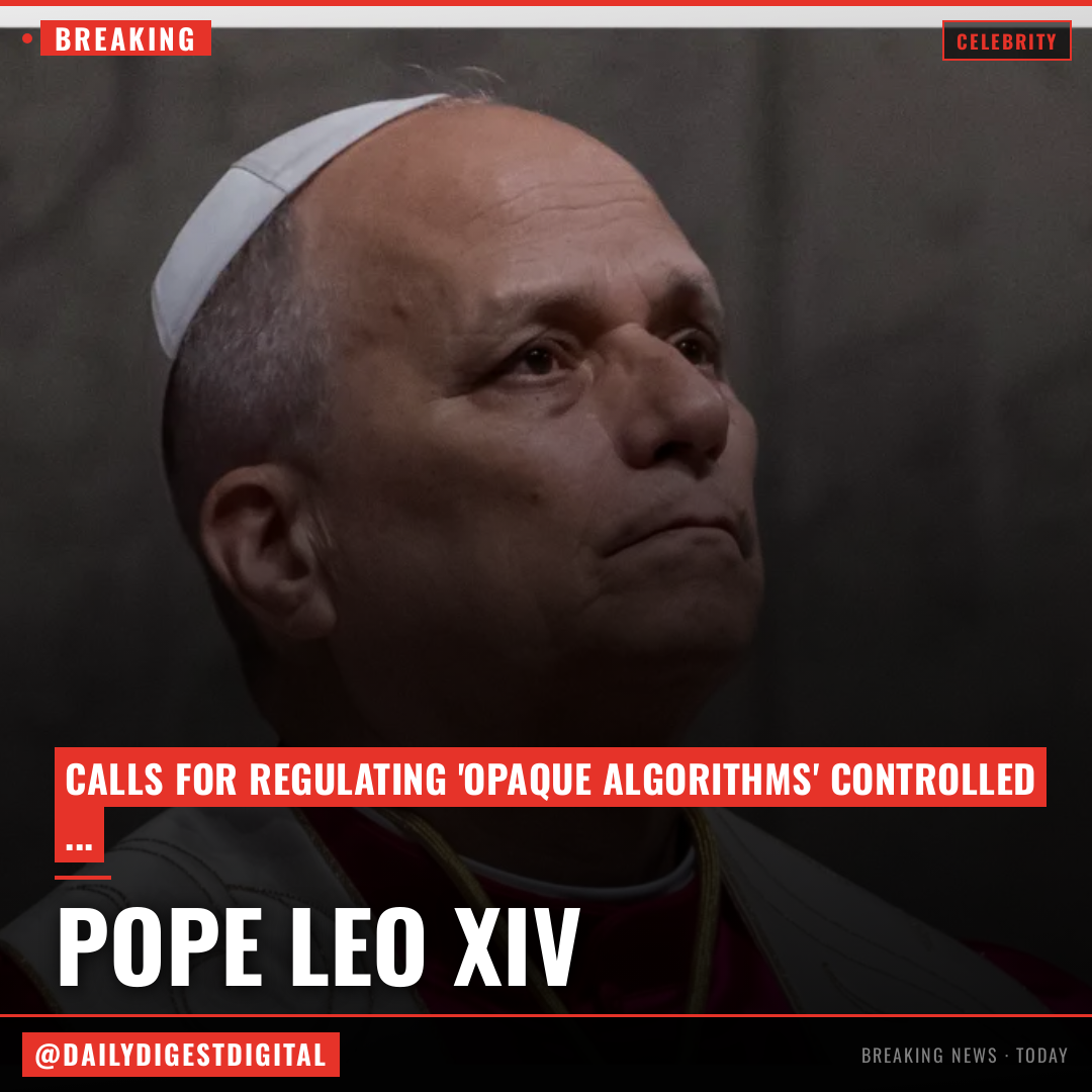 Pope Leo Issues AI Manifesto Warning That ‘Opaque Algorithms’ Controlled by a ‘Few’ Companies Can Bring ‘New Forms of Dehumanization’