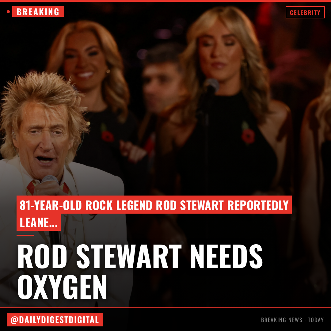 Struggling Rod Stewart Nearly Faints, Needs Oxygen Onstage During Utah Show