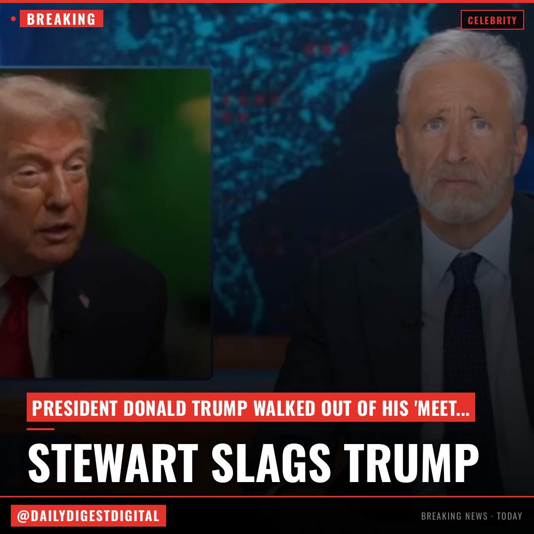 Jon Stewart Slams Donald Trump as an ‘Incredibly Fragile Man-Baby’ For Storming Out of ‘Meet the Press’ Interview