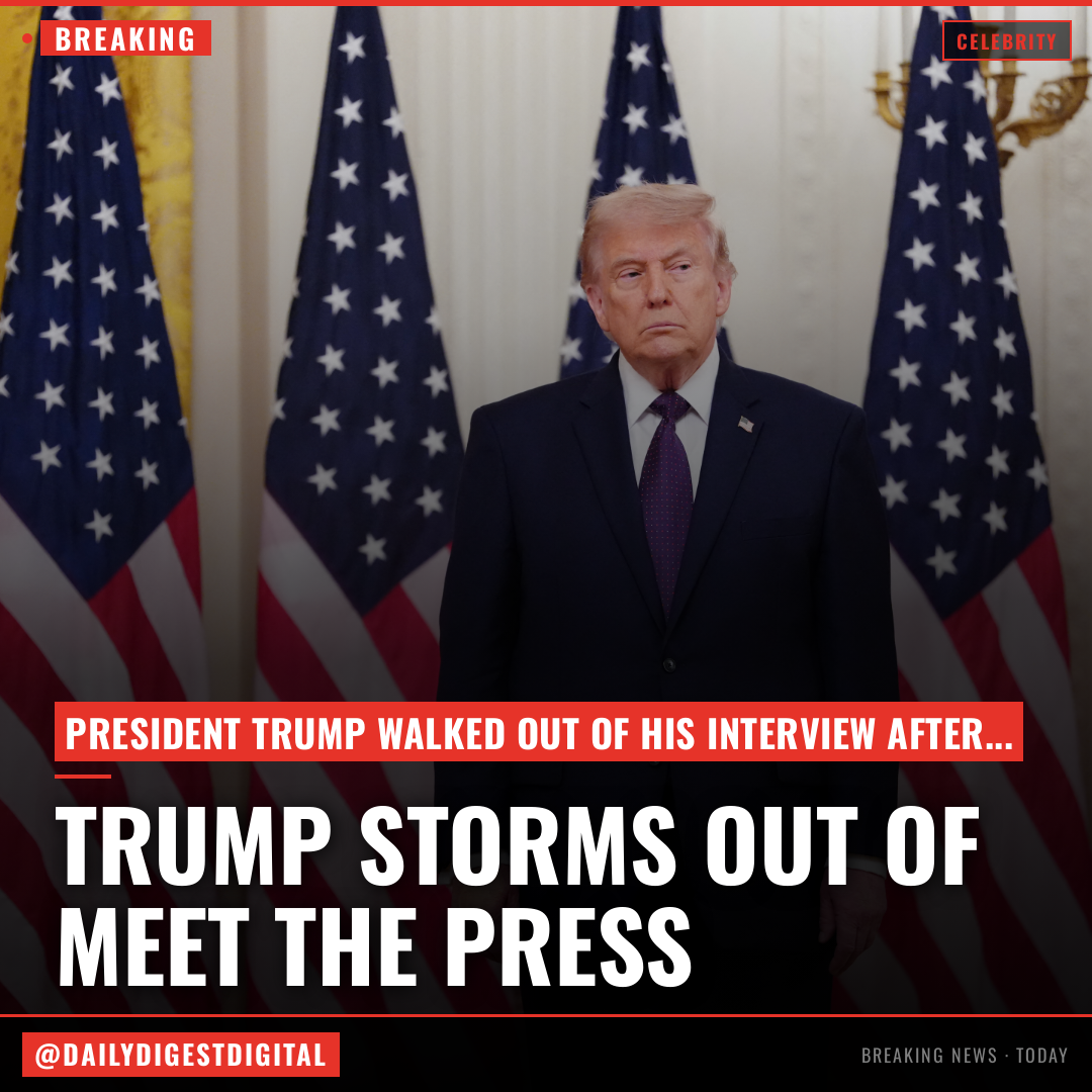 Donald Trump Storms Out of ‘Meet the Press’ Interview: ‘You’re Either Crooked or You’re Stupid’