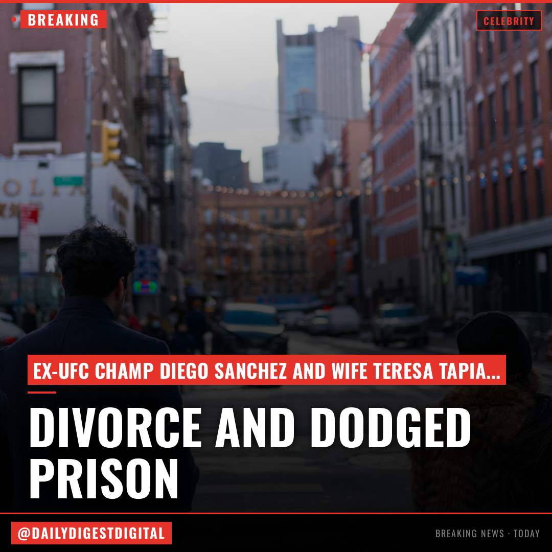 Ex-UFC Star Diego Sanchez’s Wife Files For Divorce Weeks Before He Avoids Prison
