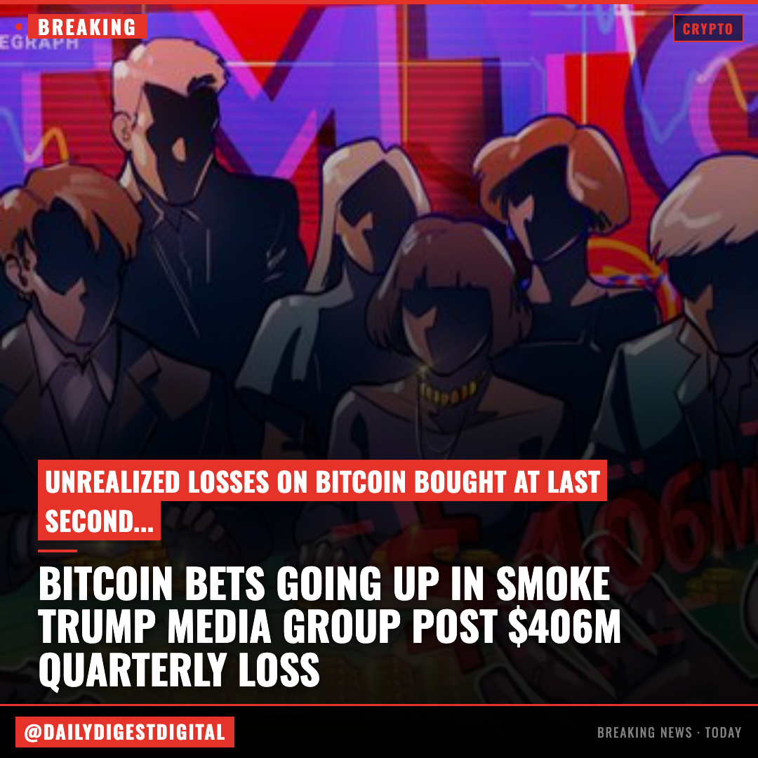 Trump Media posts $406M quarterly loss as crypto bets turn sour