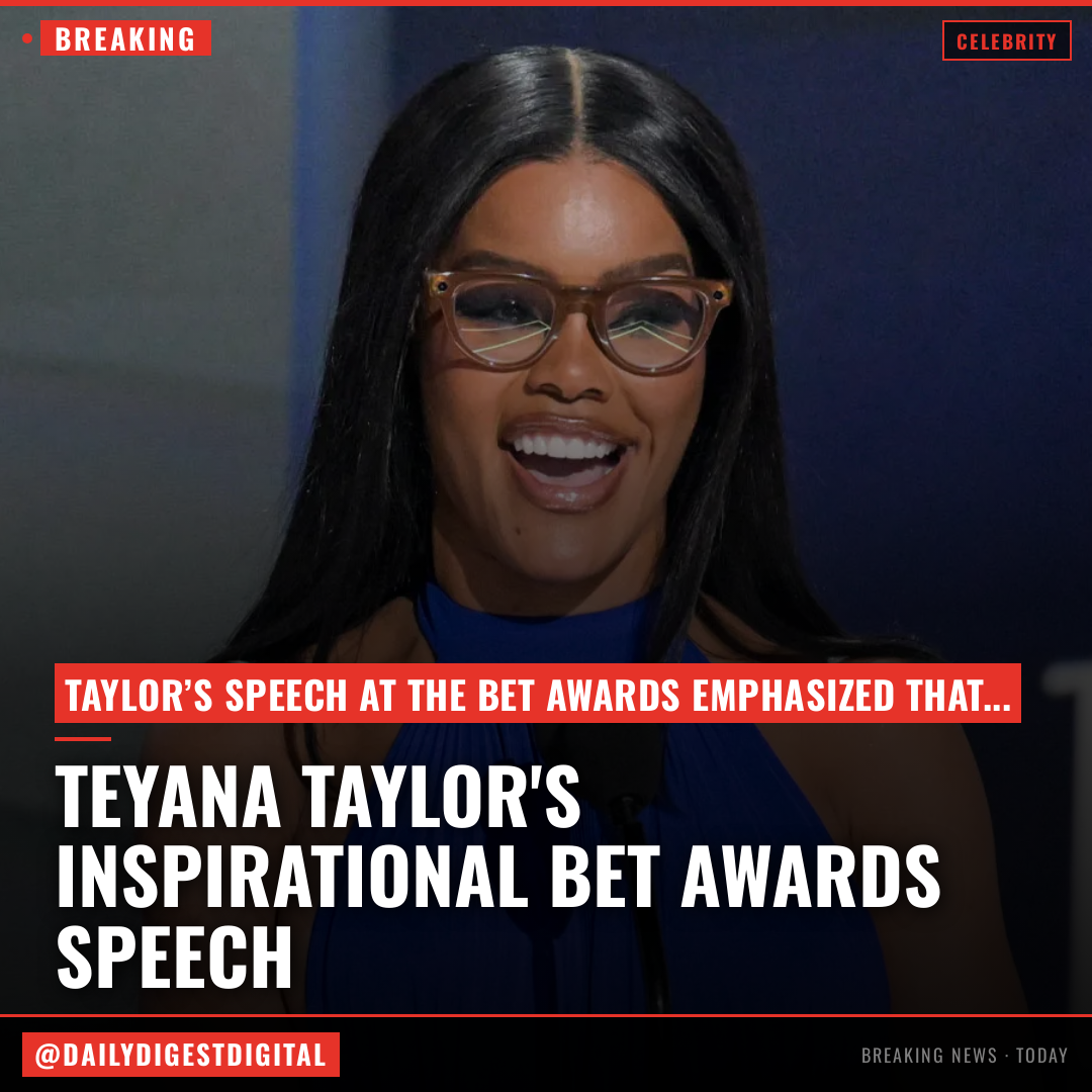 Teyana Taylor Delivers Inspirational Speech At BET Awards: “Greatness” Is “Measured By How Many People Stand Beside You”