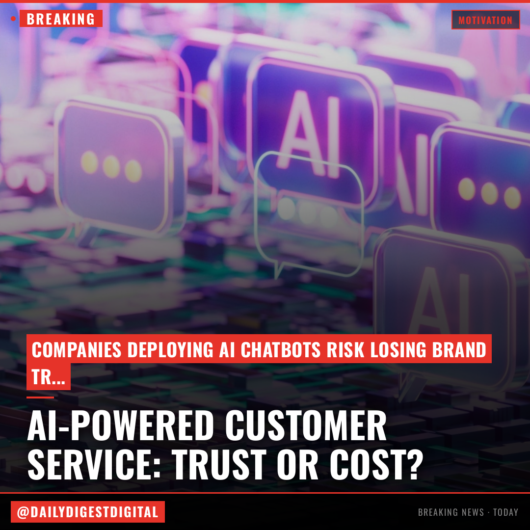 Your AI-Powered Customer Service Is Putting Brand Trust on the Line. Here’s How to Optimize It.