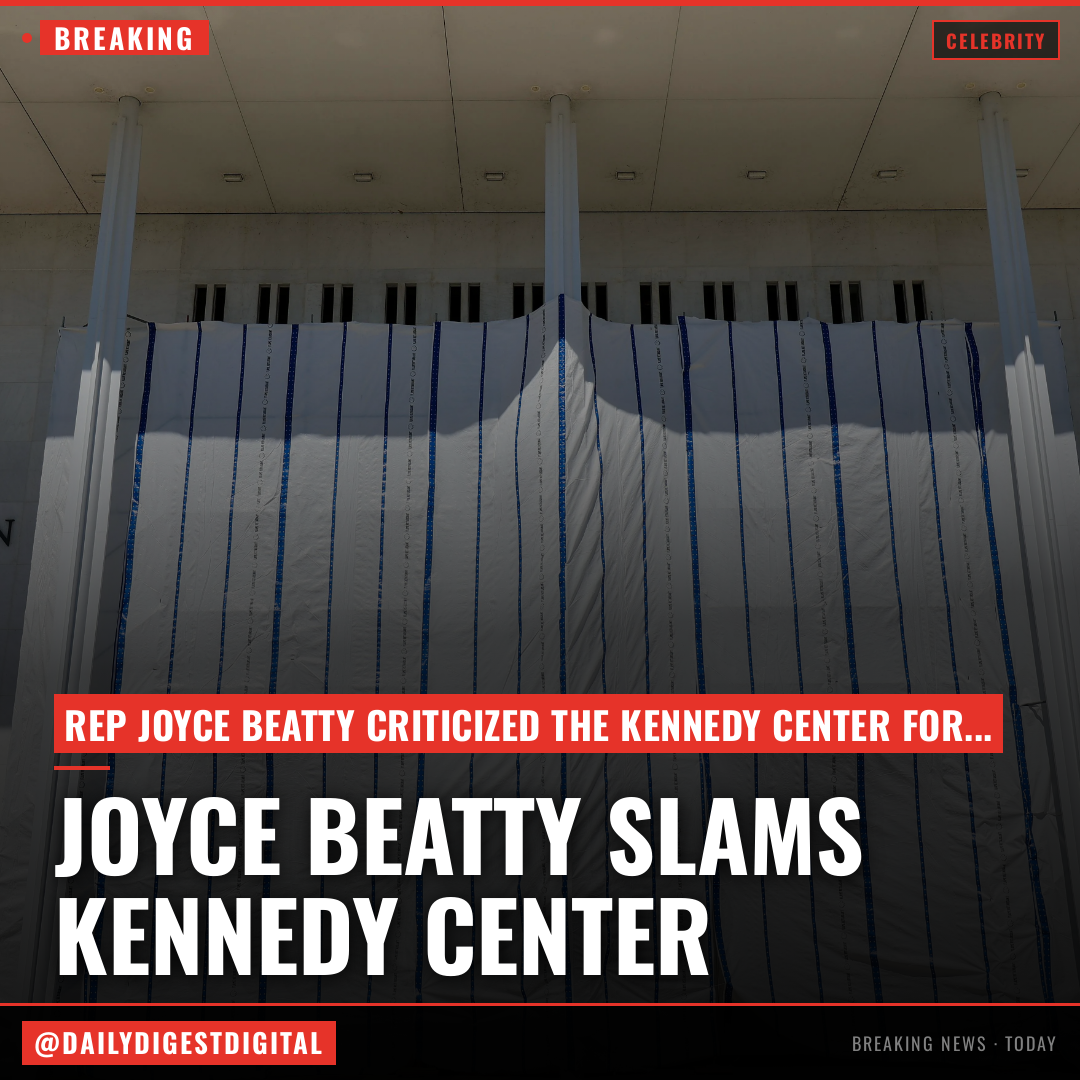 U.S. Rep Joyce Beatty Slams Kennedy Center Management For “Lifeless Husk” As No Programming Scheduled; Calls Tarp “Petty Act Of Defiance”
