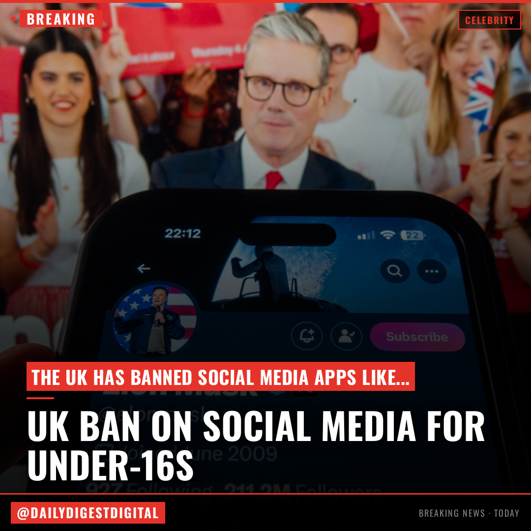 UK Brings In Full Social Media Ban For Under-16s