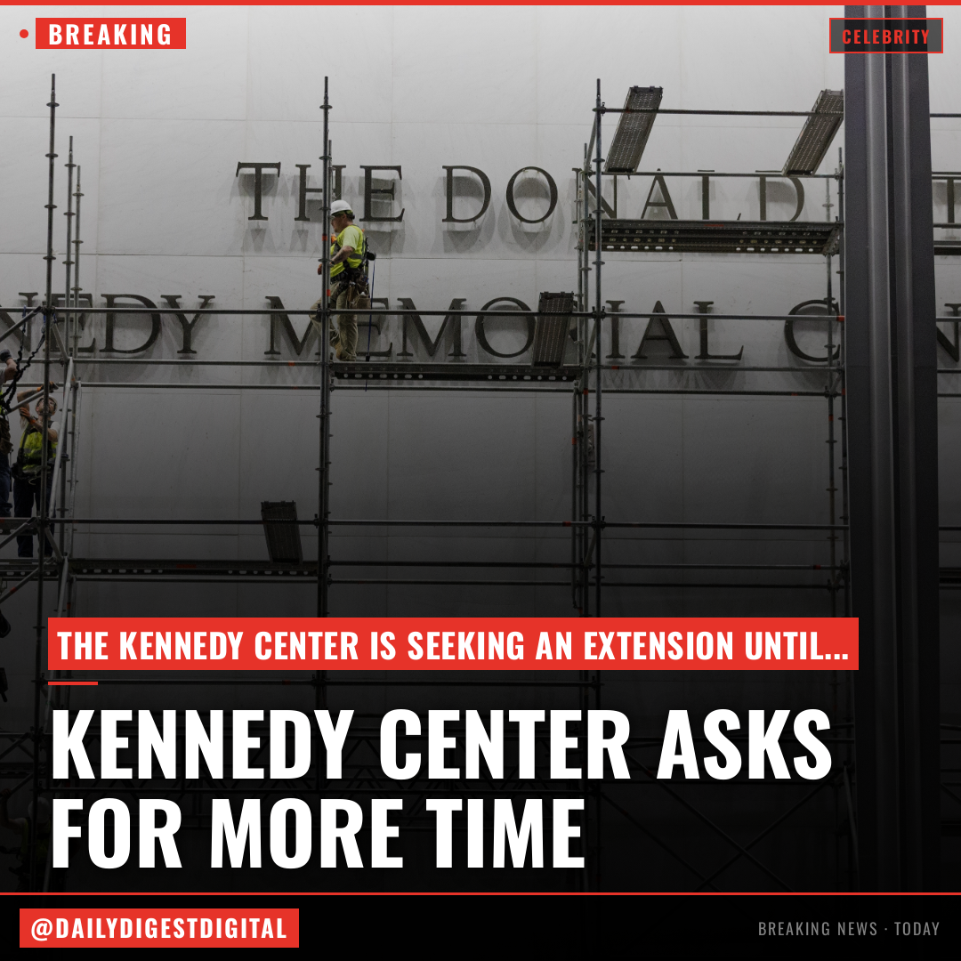 As Deadline Passes, Kennedy Center Asks For More Time To Remove Trump’s Name From Facade