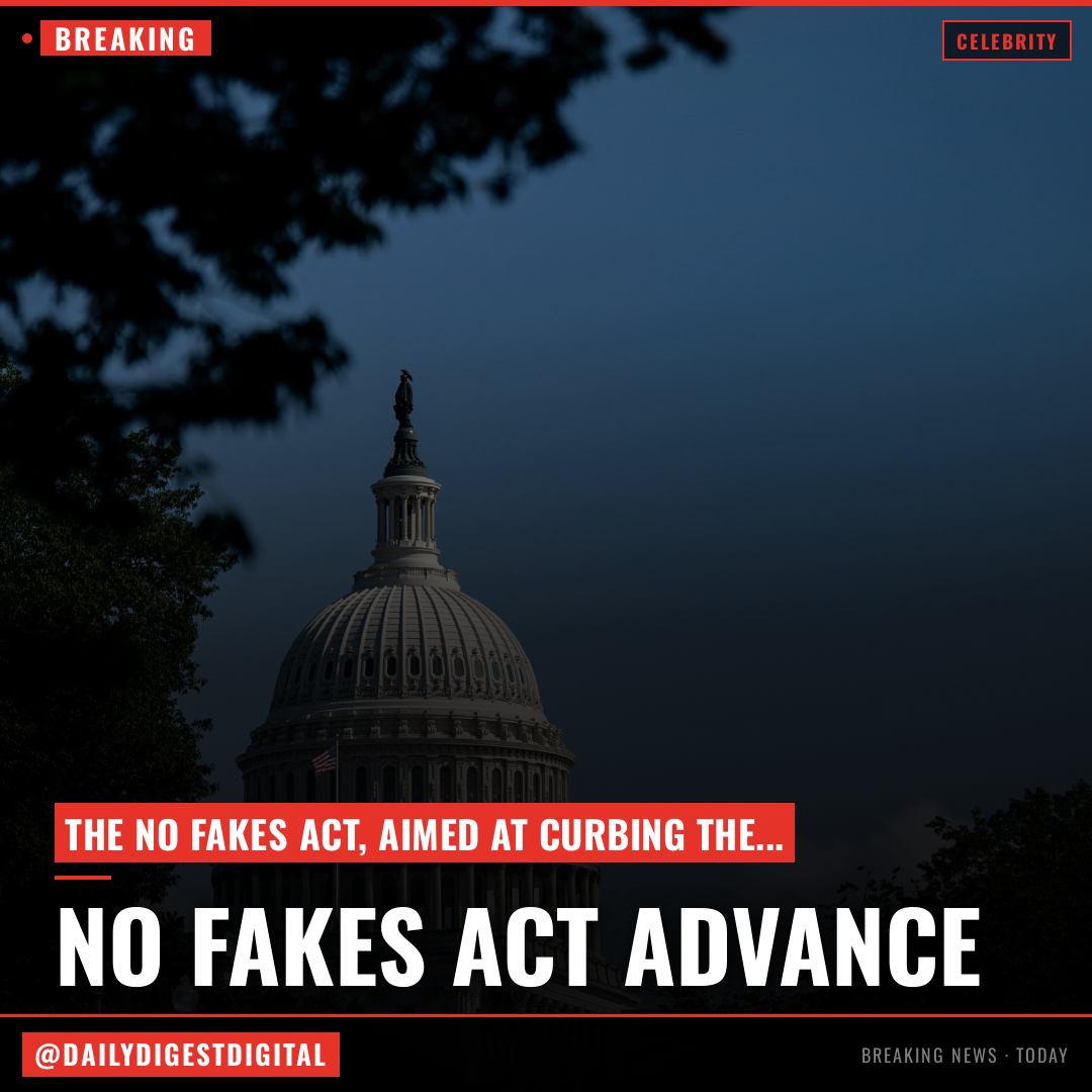 No Fakes Act, Bill Meant To Curb Unauthorized Digital Replicas, Clears Senate Judiciary Committee