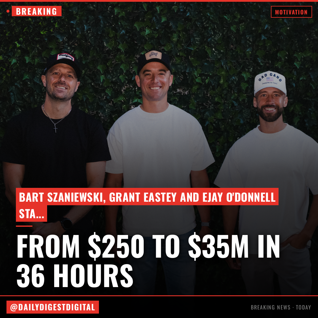 3 Dads Invested $250 Each to Start a ‘Simple, Affordable’ Business. It Sold Out in 36 Hours and Hit $35M in Revenue: ‘Manifestation Is 100% Real.’