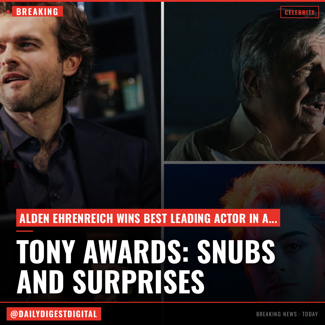 Tonys Snubs and Surprises: Alden Ehrenreich Beats Tight Competition, Nathan Lane Loses for ‘Salesman’ and More