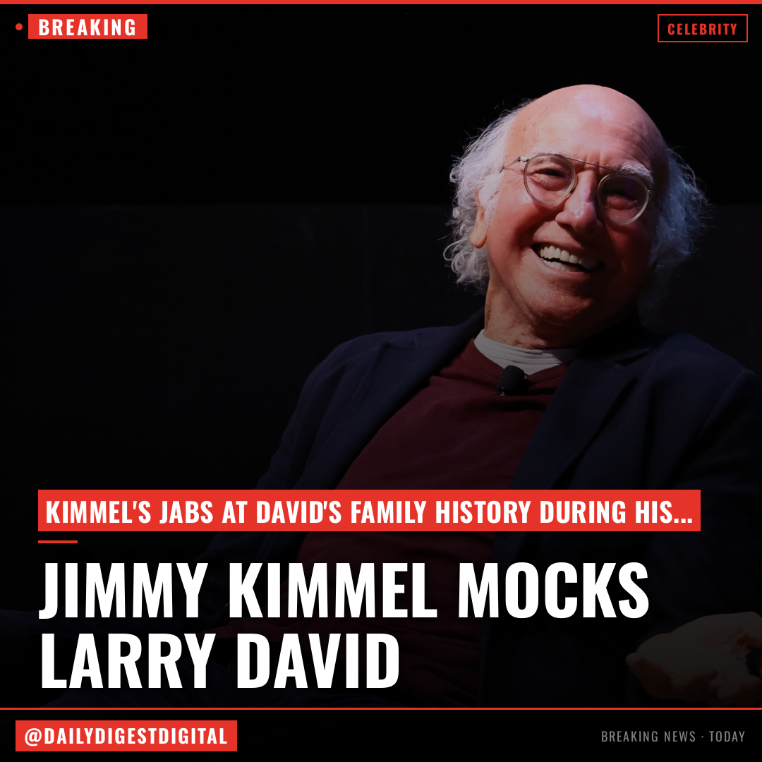 Jimmy Kimmel Mocks Larry David for Having Slave-Owning Relatives