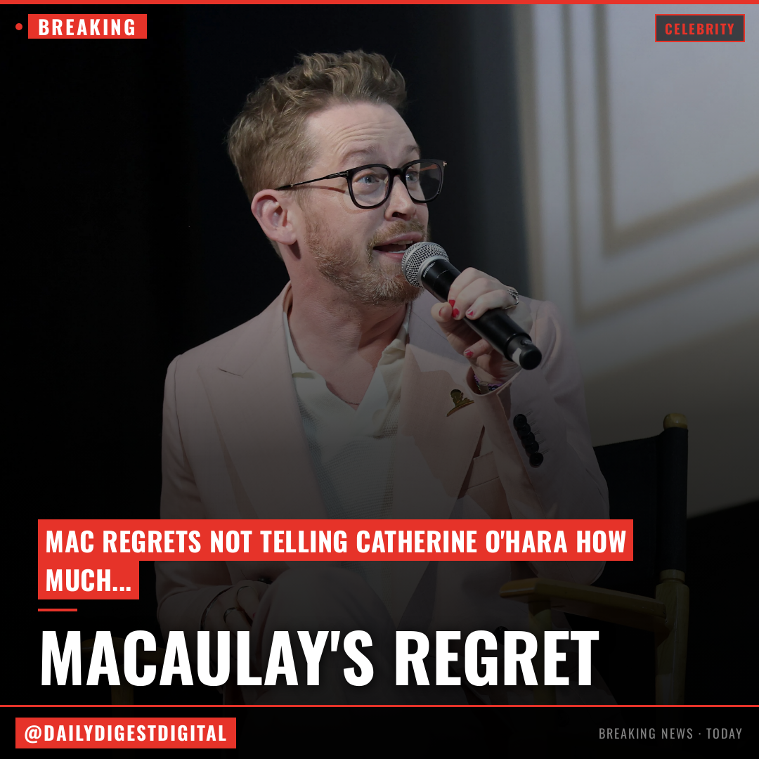 Macaulay Culkin reveals major regret over late Catherine O’Hara 3 months after her death