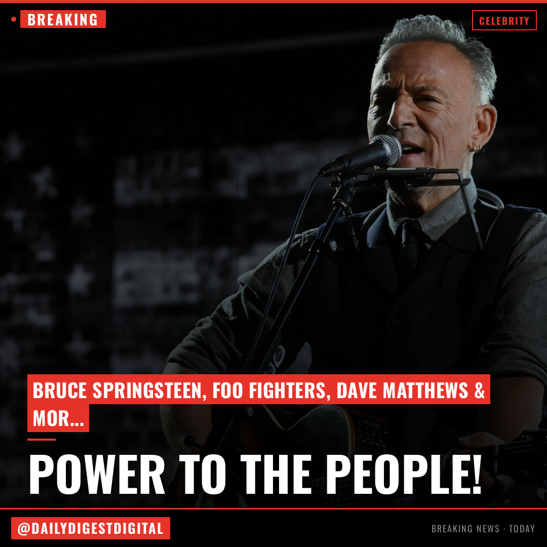 Bruce Springsteen, Foo Fighters, Dave Matthews and More to Perform at ‘Power to the People’