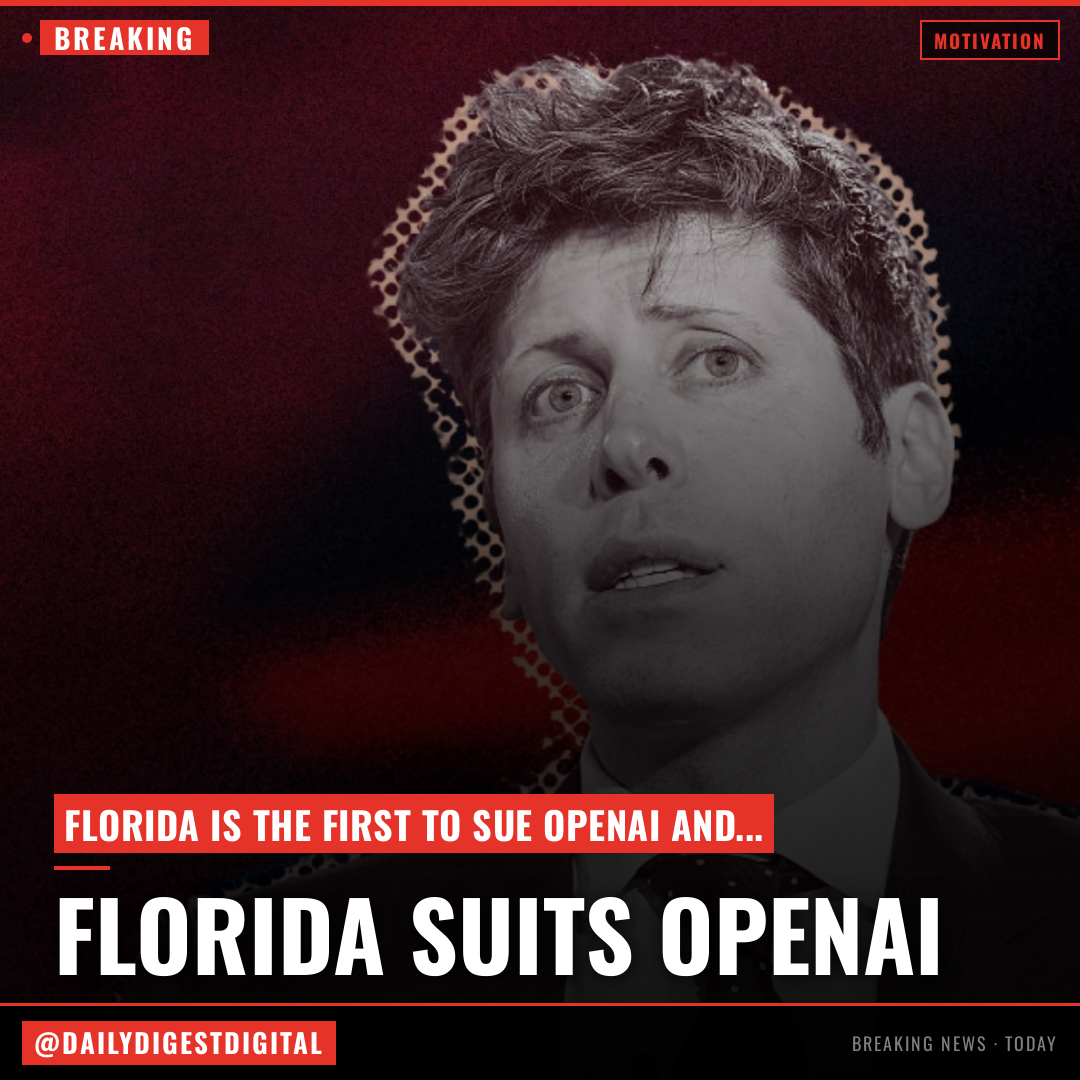 Florida Is Suing Sam Altman and OpenAI Over Public Safety Risks: ‘People Are Getting Hurt’