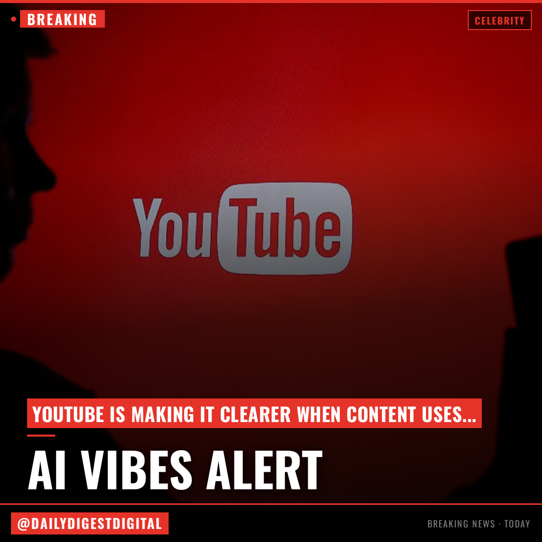 YouTube Will Start Automatically Tagging Videos That Make ‘Significant’ Use of AI, and It’s Making