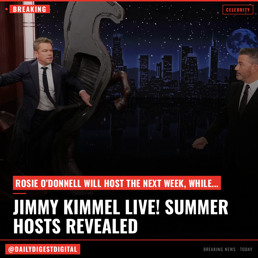 ‘Jimmy Kimmel Live!’ Reveals Summer Guest Hosts Including Rosie O’Donnell As Matt Damon Crashes Show In A Trojan Horse