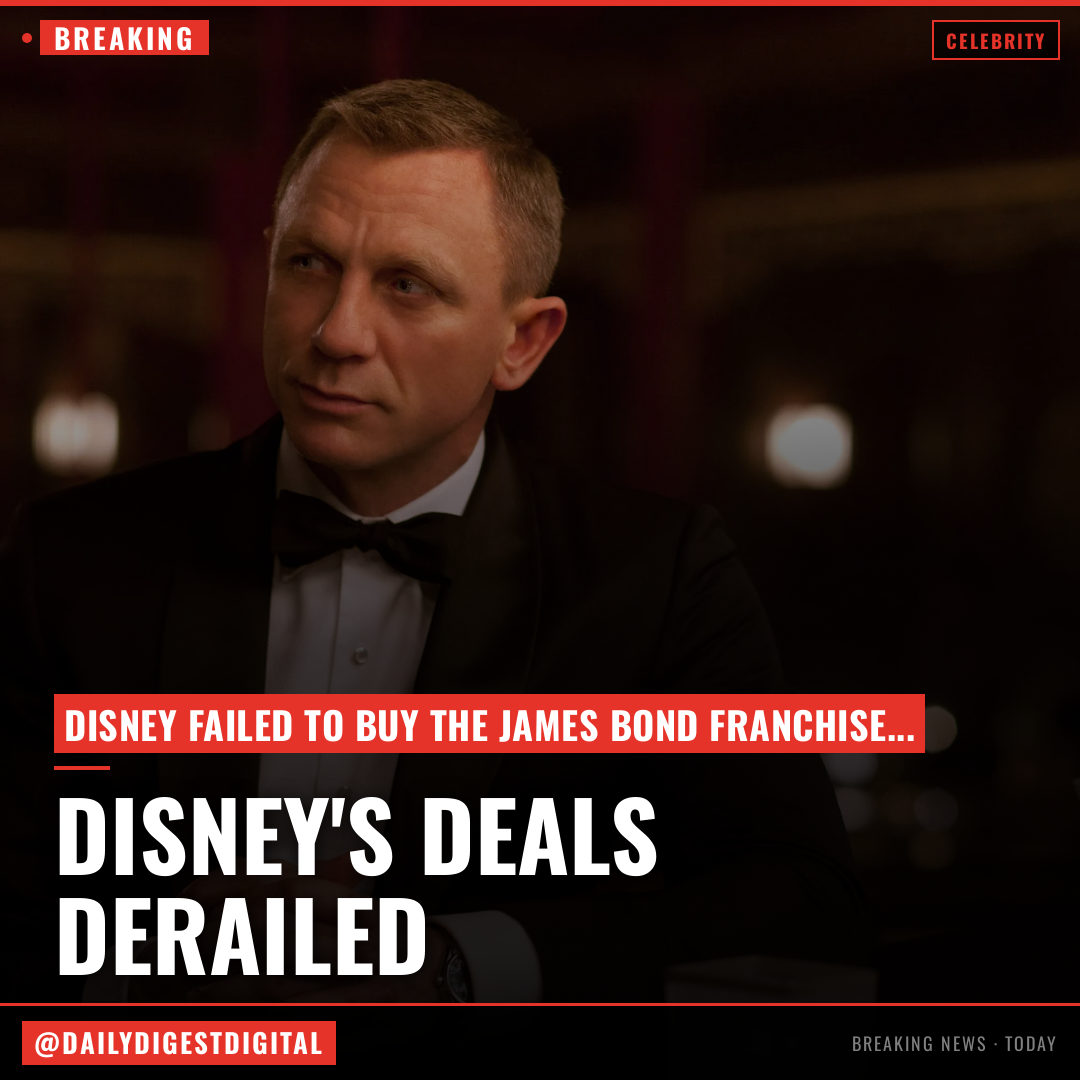 Disney Failed to Buy James Bond Franchise, Walked Away From Owning Twitter Hours Before the Deal Closed and Held Apple Merger Talks