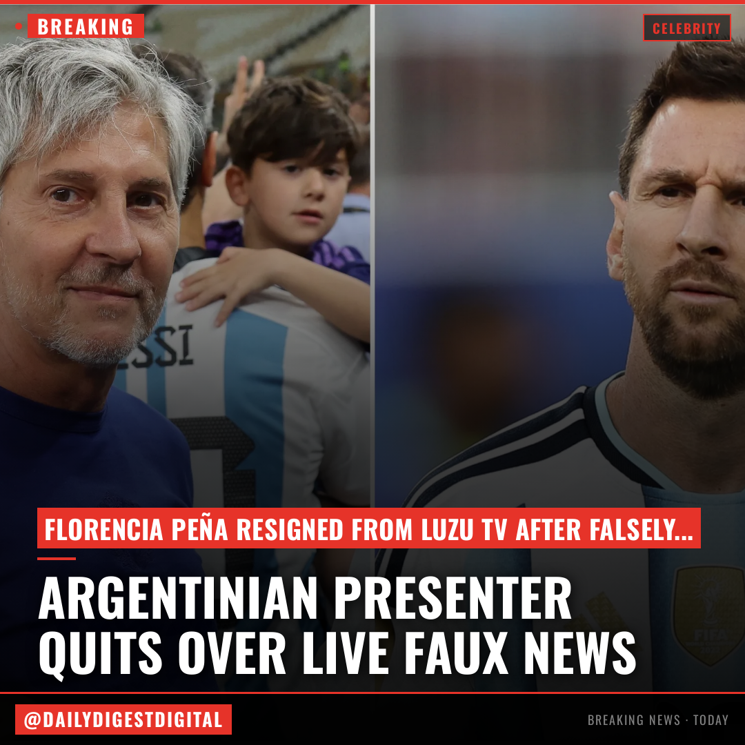 Presenter Resigns & Apologizes After Falsely Reporting Death Of Lionel Messi’s Father
