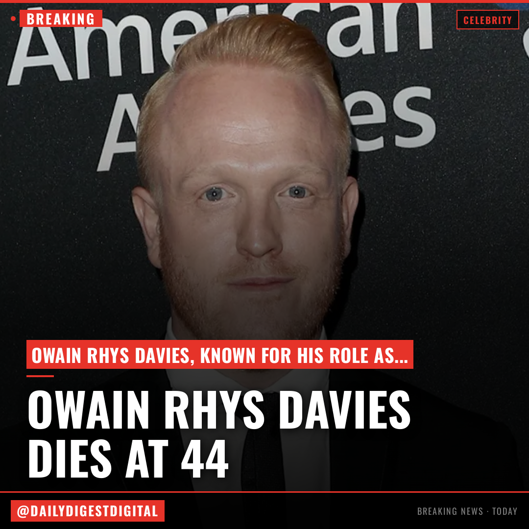 ‘Twin Peaks’ Actor Owain Rhys Davies Dies at 44; Family Says It Was Sudden and ‘There Are Still Questions That Remain Unanswered’