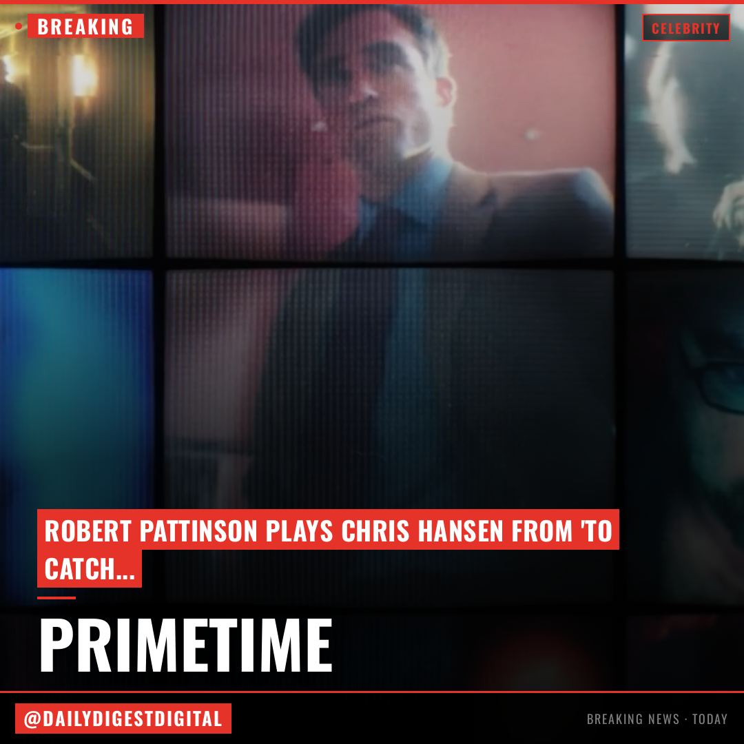 ‘Primetime’ Teaser: First Look At Robert Pattinson As ‘To Catch A Predator’s Chris Hansen In A24