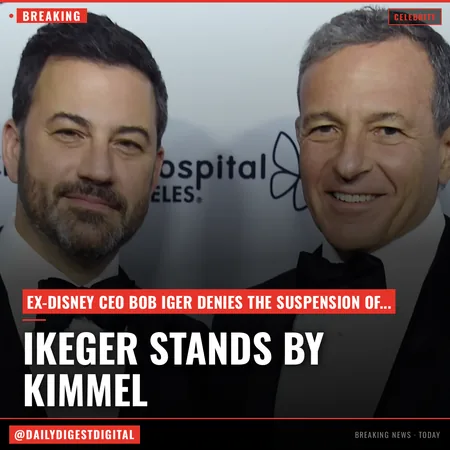 Ex-Disney CEO Bob Iger Stands by Jimmy Kimmel Suspension and Denies It Was Politically Motivated: His Charlie Kirk Comments Were in ‘Bad Taste’
