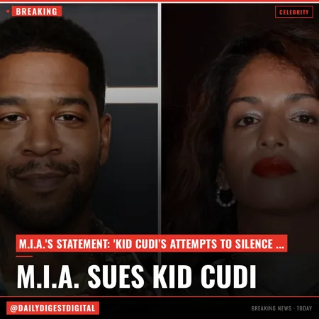 M.I.A. Sues Kid Cudi for $2.8 Million After She Was Kicked Off His Rebel Ragers Tour