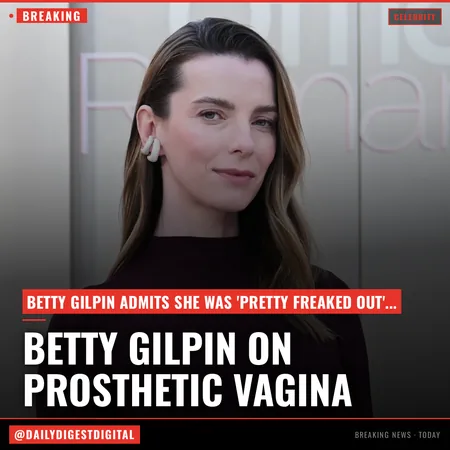 ‘Office Romance’ Star Betty Gilpin on Using a Prosthetic Vagina for Her Birthing Scene: ‘I Was Pretty Freaked Out’