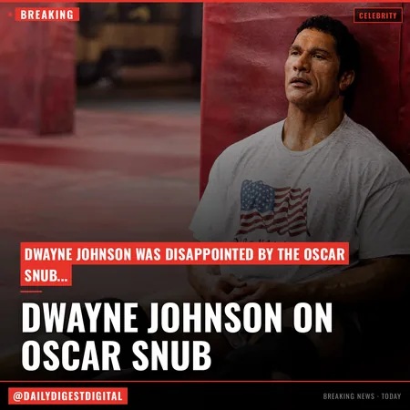 Dwayne Johnson Says ‘Smashing Machine’ Oscars Snub “Lit A Fire In My Spine”