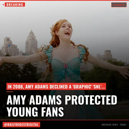 Amy Adams Shut Down a ‘Graphic’ Sketch Idea While Hosting ‘SNL’ to Protect ‘Young Girls That Were Watching “Enchanted”‘