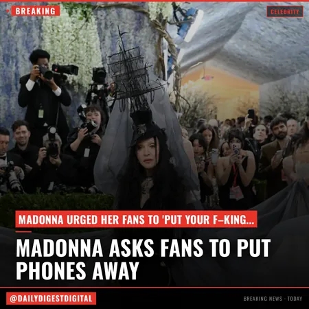 Madonna On Technology Ruining the Concert Experience: ‘Put Your F–king Phones Down and Connect’