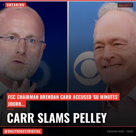FCC Chairman Brendan Carr Slams Scott Pelley as ‘Completely Out of Touch’ For Claiming ’60 Minutes’ Firing Was a Surprise