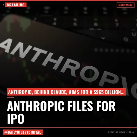 Anthropic Just Filed to Go Public — It Could Be One of the Biggest IPOs Ever