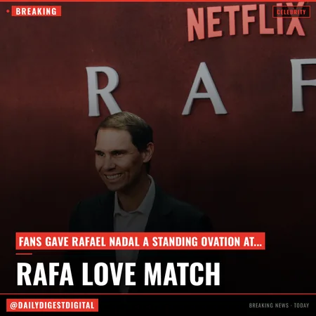 Love Match: Tennis Legend Rafael Nadal Gets Standing O At Madrid Premiere Of ‘Rafa’ Netflix Series