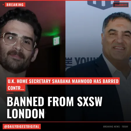 Hasan Piker, Cenk Uygur Barred From Attending SXSW London by U.K. Home Office