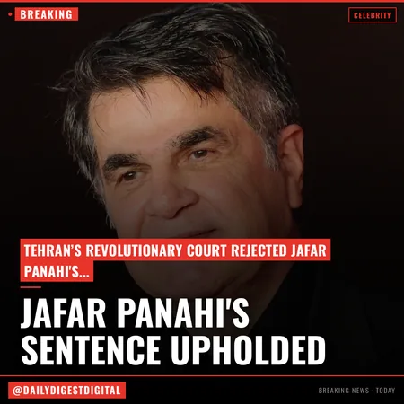 Jafar Panahi’s One-Year Prison Sentence Upheld by Iranian Court