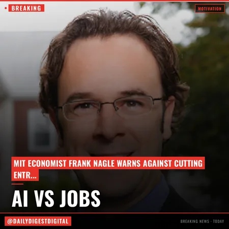AI Is Letting Companies Cut Entry-Level Jobs. Here’s Why That Is a ‘Critical Strategic Mistake,’ According to an MIT Economist.