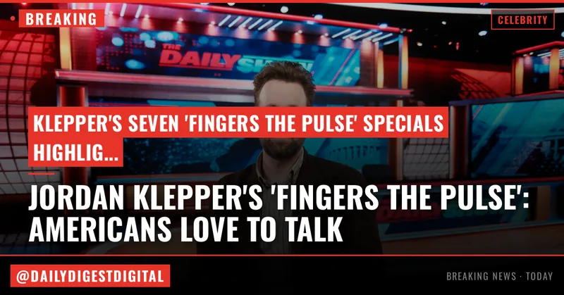 ‘The Daily Show’ Star Jordan Klepper on What He’s Learned About Americans From Doing His ‘Fingers the Pulse’ Specials: ‘Cultural Norms Have Shifted Pretty Drastically’