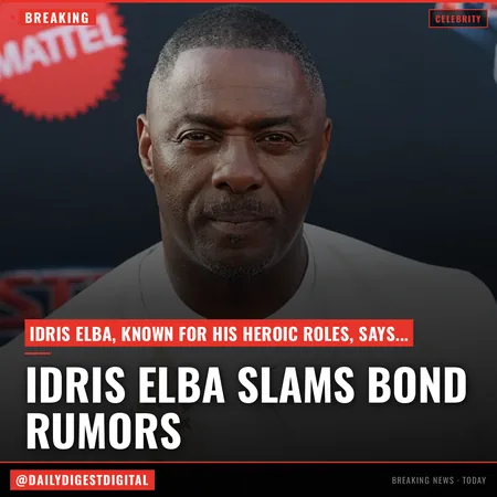 Idris Elba Says Bond Rumors Were ‘Never Legit’ and ‘Not Realistic’: Audiences ‘Won’t Go for a Black Male Playing Bond’