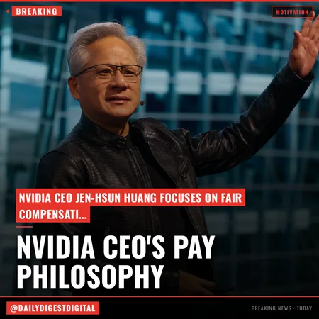 Nvidia CEO Says He Uses a Simple Philosophy to Decide How Much He Pays Workers