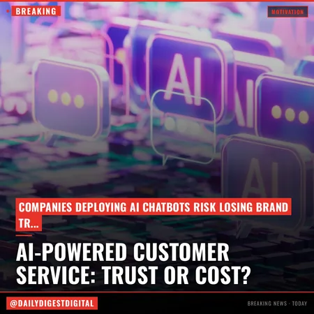 Your AI-Powered Customer Service Is Putting Brand Trust on the Line. Here’s How to Optimize It.