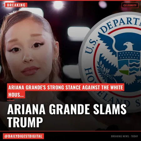 Ariana Grande Slams Trump’s ICE Video Using Her Song As “Barbaric, Inhumane, Heinous Nonsense”