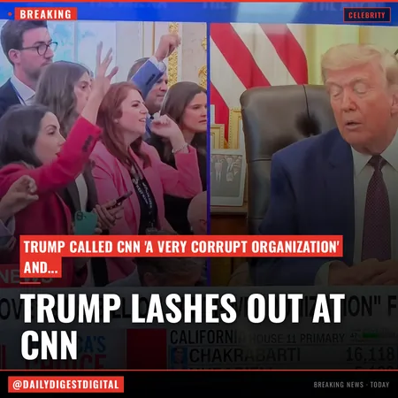 Donald Trump Again Lashes Out At CNN, Berates Kaitlan Collins For Not Smiling