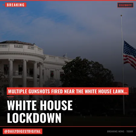 White House On Lockdown As Dozens Of Gunshots Fired; Journalists Ushered To Press Briefing Room