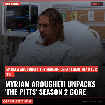 ‘The Pitt’ Makeup Head Unpacks the Show’s Goriest Moments, From a Bloody Head Flap to Tongue Lacerations